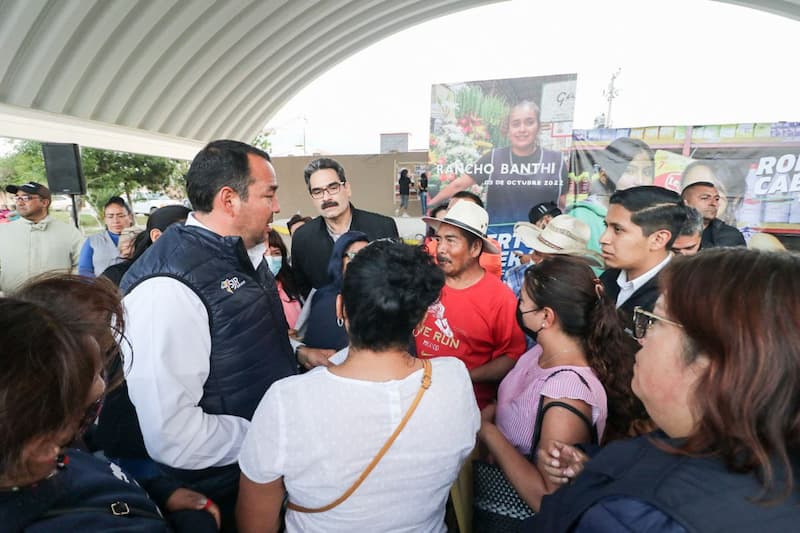 Rehabilitación de drenaje sanitario en Rancho Banthí, SJR registra 77% de avance