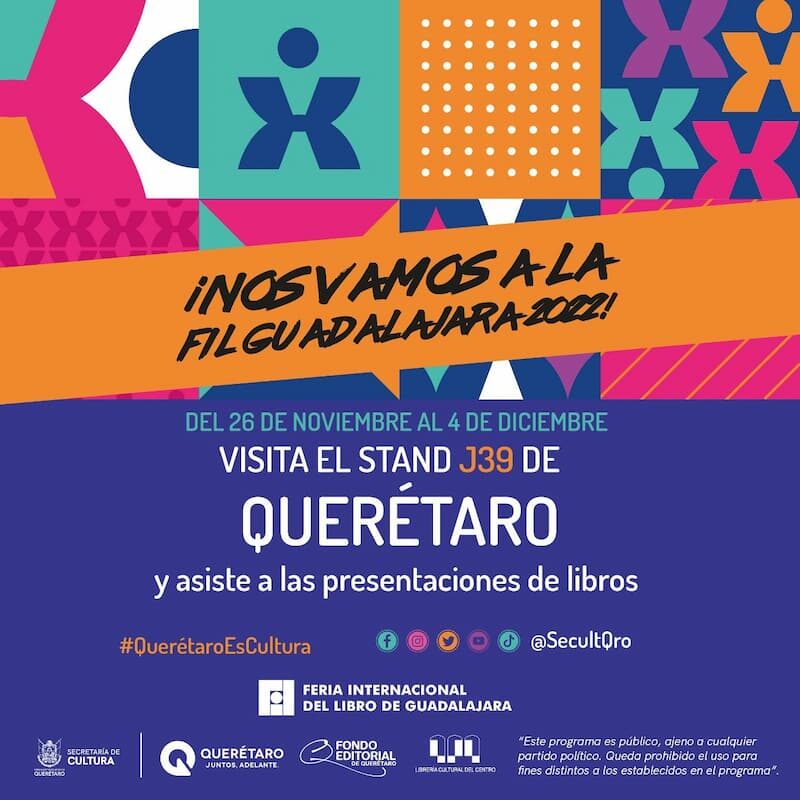 SECULT prepara participación de Querétaro en la FIL de Guadalajara