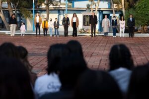 Mauricio Kuri encabezó la ceremonia del 137 Aniversario de la Escuela Normal del Estado de Qro