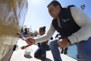 Luis Nava participó en la Jornada Contigo en Jardines de Santiago