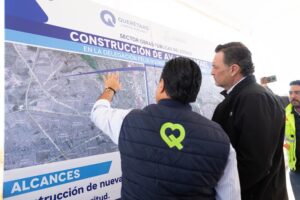 Mauricio Kuri supervisó obra de Avenida San Rafael en Querétaro