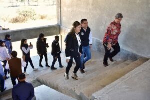 Rectora y alcalde realizaron recorrido por obra de nuevo campus UAQ Corregidora