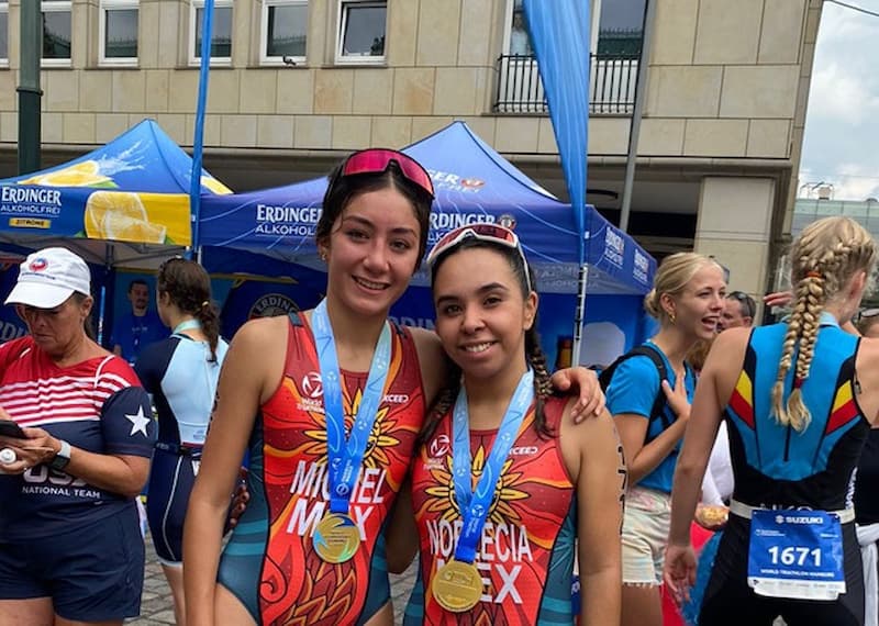 Alumna de la UPQ obtiene buenos resultados en el Mundial de Triatlón 2023