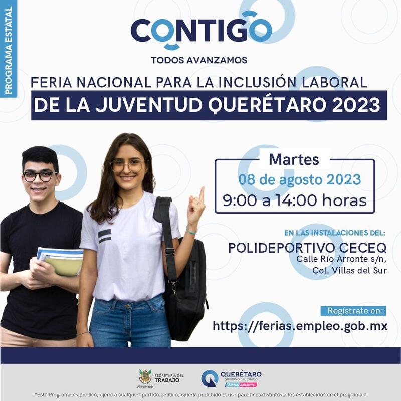 Feria Nacional de Empleo en Queretaro ofrece mas de mil oportunidades laborales para jovenes