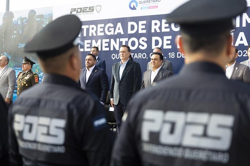 Gobernador Mauricio Kuri reconoce la labor ejemplar de la Policía Estatal de Querétaro