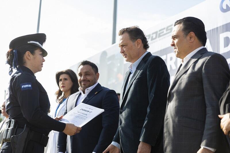 Gobernador Mauricio Kuri reconoce la labor ejemplar de la Policía Estatal de Querétaro