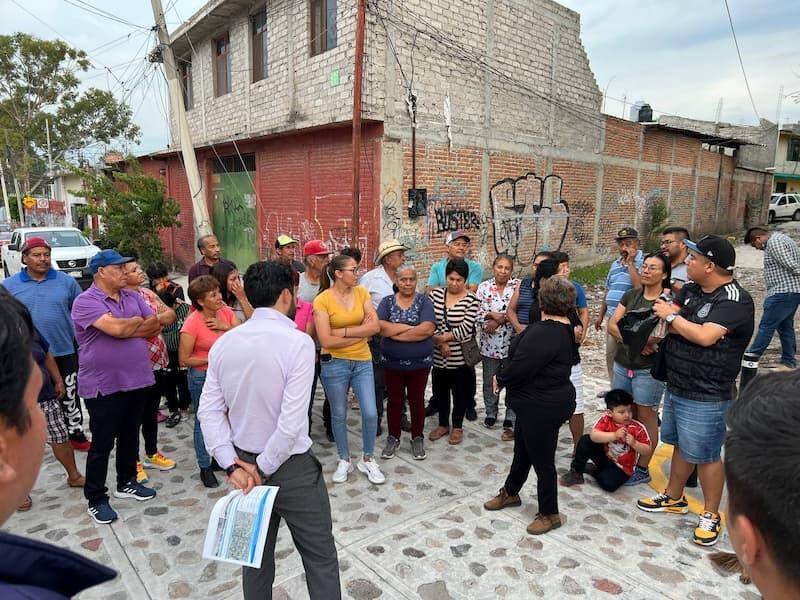 SEDESOQ entrega la primera etapa de modernización de calle Pico de Orizaba en Loma Bonita