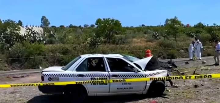 Terrible accidente en Huimilpan; padre e hija mueren en choque automovilístico