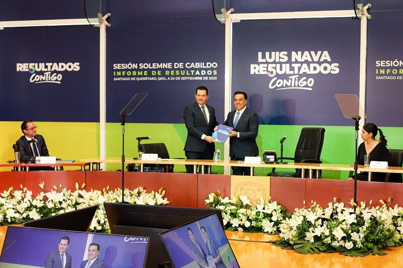 Avances y resultados en el 5to Informe de Luis Nava, alcalde de Querétaro