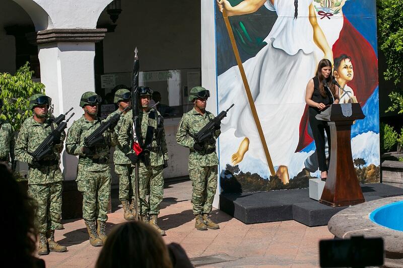 Homenajean a Doña Josefa Ortiz de Domínguez en San Juan del Río