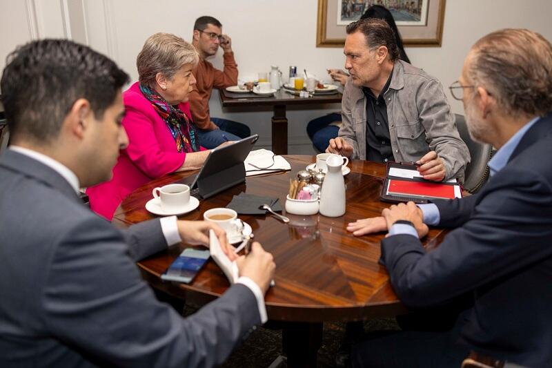 Mauricio Kuri y canciller Bárcena: Un encuentro de visiones ambientales en Nueva York