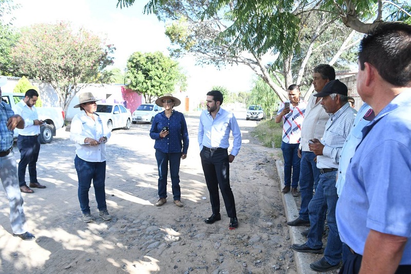 Modernización de calle Girasol en Senegal de las Palomas avanza a ritmo acelerado