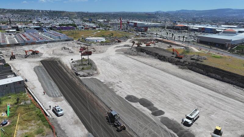 SDUOP Avanza en la Construcción del Patio para Unidades Qrobus