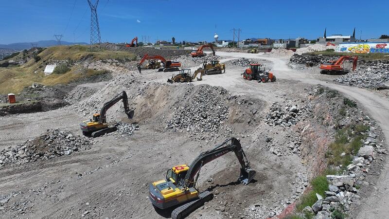 SDUOP Avanza en la Construcción del Patio para Unidades Qrobus