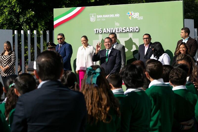 San Juan del Río conmemora el 176 aniversario de la gesta heroica de los Niños Héroes