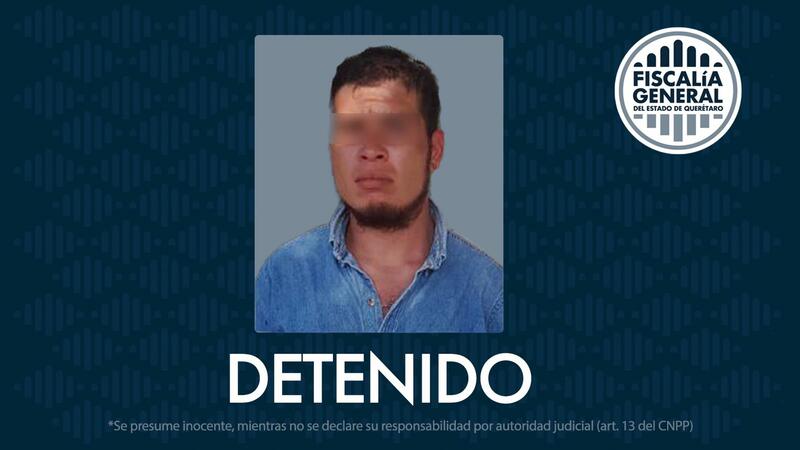 La Fiscalía de Querétaro detiene a hombre por asesinato ocurrido el pasado 25 de agosto cerca de Barranca de Cocheros