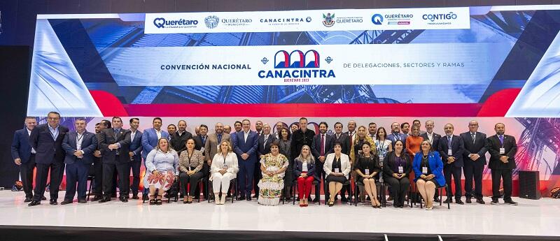 Mauricio Kuri destaca potencial de Querétaro para inversionistas en convención de CANACINTRA