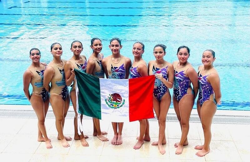 Querétaro brilla en natación artística Medallas para México en CCCAN 2023