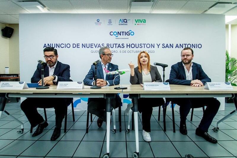 Rutas directas desde Querétaro a San Antonio y Houston Viva Aerobus expande conexiones