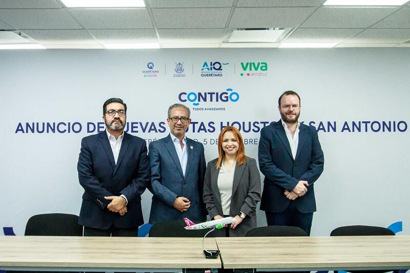 Rutas directas desde Querétaro a San Antonio y Houston Viva Aerobus expande conexiones