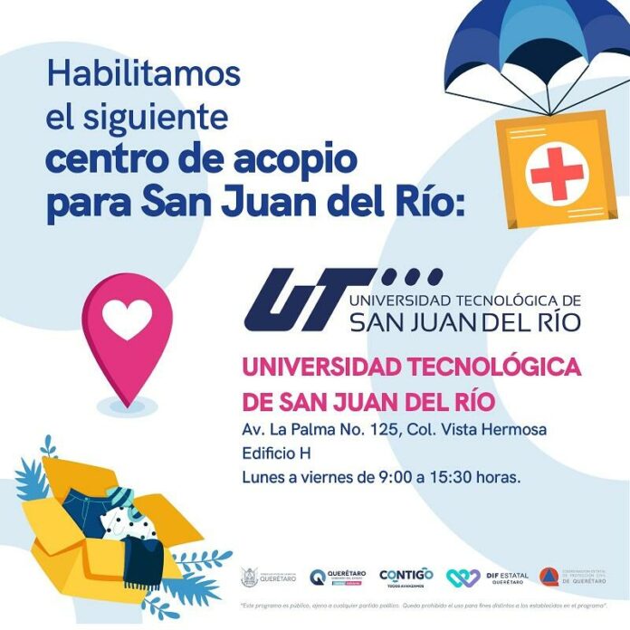 UTSJR abre sus puertas como centro de acopio para víctimas del huracán Otis