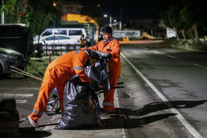 Refuerzan alumbrado y limpieza en parque de Sagrado Corazón, San Juan del Río