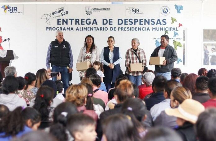 Asistencia alimentaria en San Juan del Río para familias vulnerables