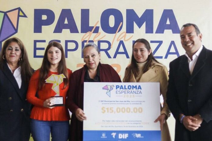 Celebración del valor y la esperanza en San Juan del Río con la presea Paloma de la Esperanza