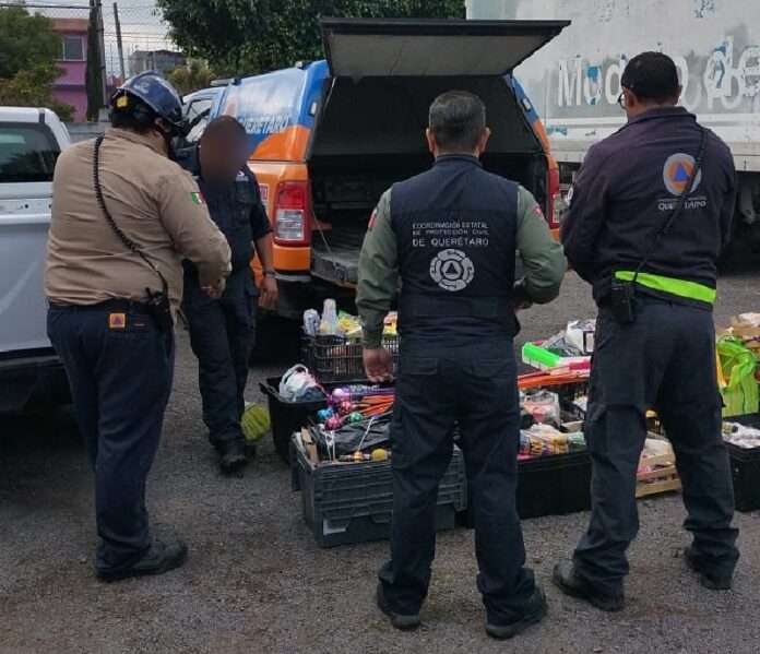 Decomisan 3.2 toneladas de pirotecnia durante operativos en Querétaro