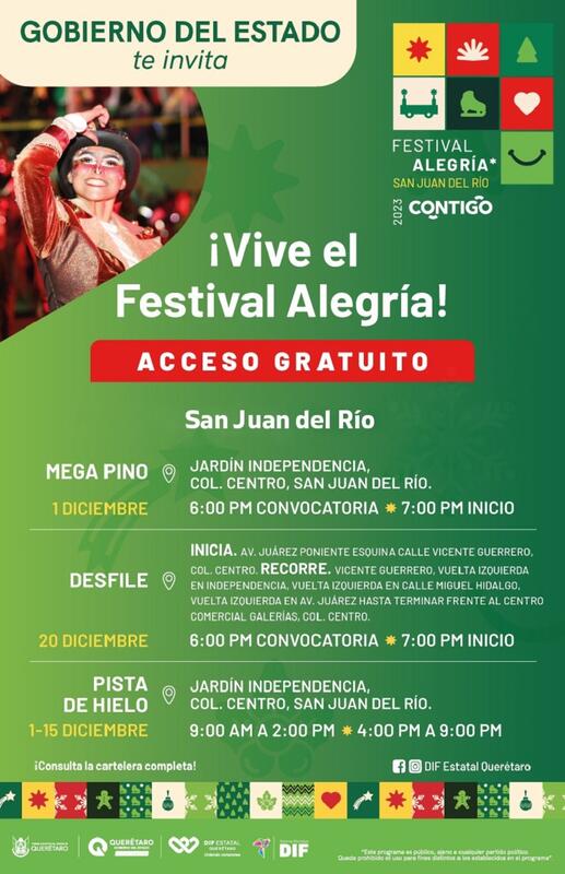 San Juan del Río festejará la navidad con el Festival Alegría y un majestuoso Mega Pino Navideño