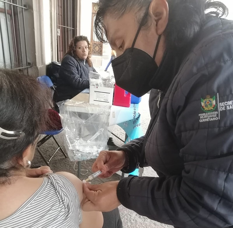 Avance del 68.17% en vacunación contra influenza en Querétaro