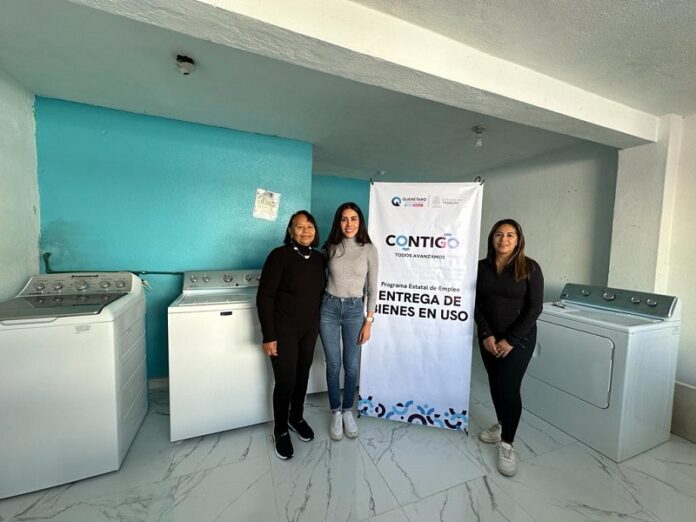 Mujeres emprendedoras de Querétaro son beneficiadas con equipamiento