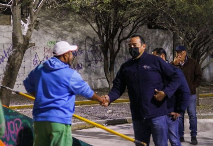 Presidente Roberto Cabrera supervisó mejoras en espacios públicos de Haciendas San Juan