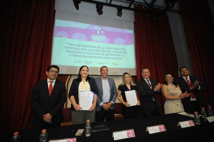 Roberto Cabrera preside firma de convenio entre IMM y Colegio de Abogados