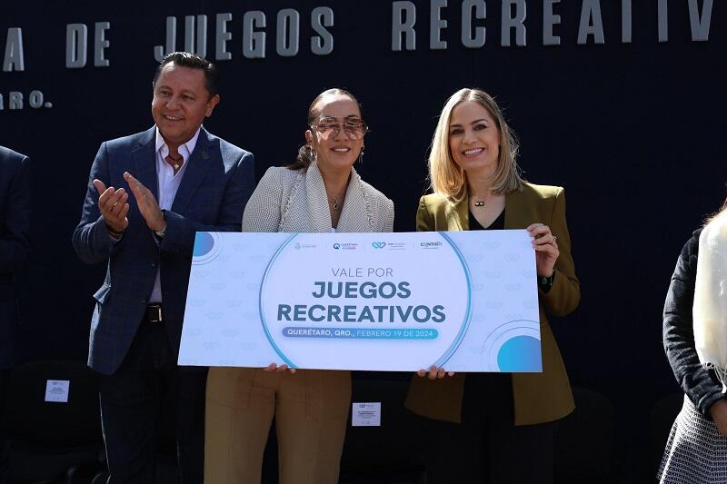 DIF Estatal recibió juegos recreativos para el CAI 2 de Querétaro