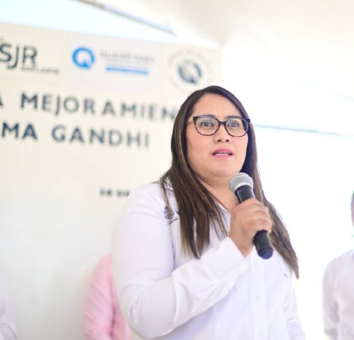 Llevan obra de mejoramiento a Avenida Mahatma Gandhi en SJR