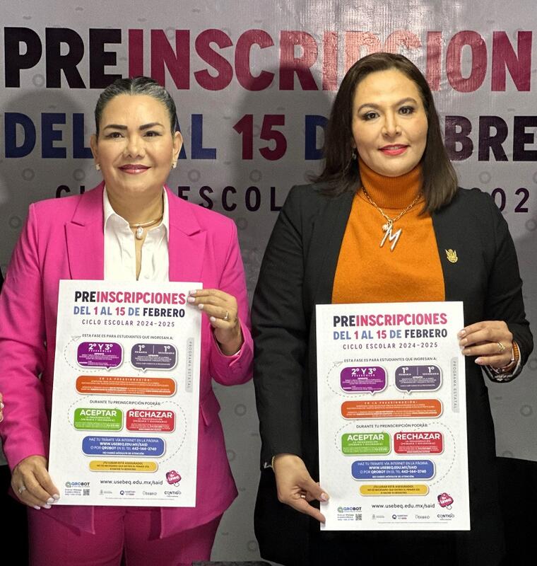 Preinscripciones escolares en línea en Querétaro serán del 1 al 15 de Febrero