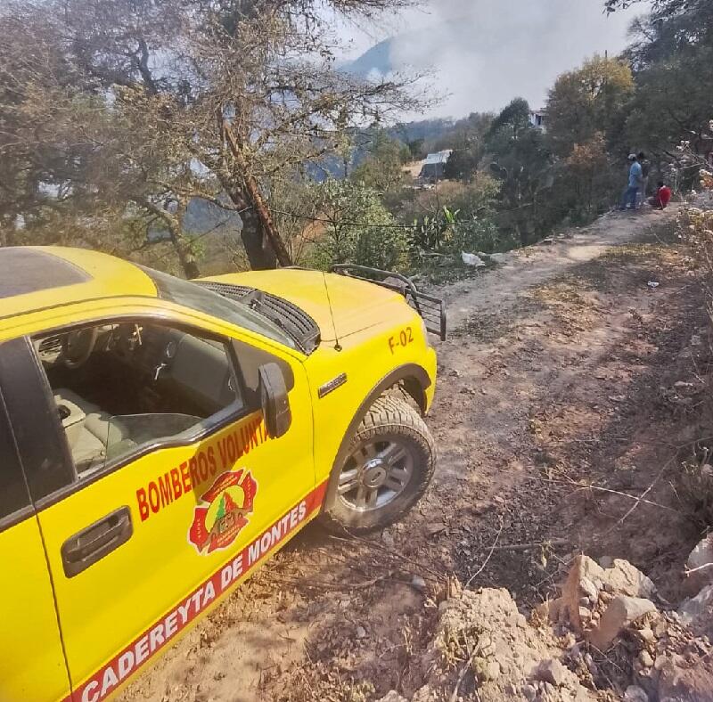 Incendio en Cadereyta de Montes controlado y sofocado en un 95 por ciento