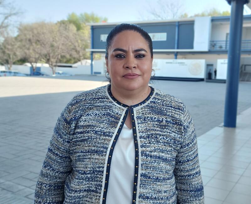 Sandra Camacho Rojo en su primer acto cívico como alcaldesa interina San Juan del Río