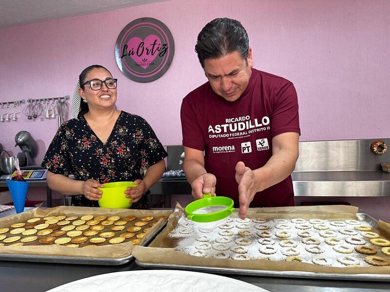 Ricardo Astudillo comprometido con gestionar apoyos para mujeres emprendedoras en San Juan del Rio 1