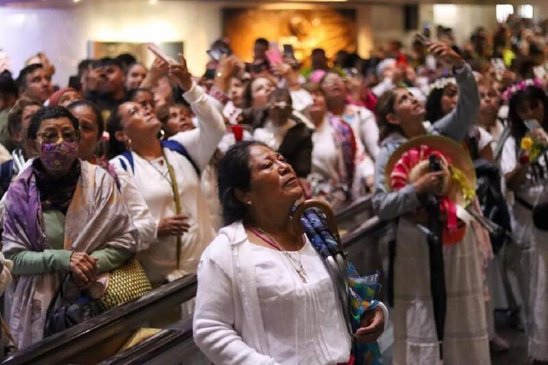 Peregrinos de Queretaro llegan al Tepeyac 2