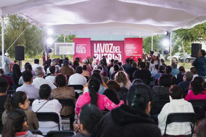 Alcalde electo Héctor Magaña escucha a ciudadanos en mesa de diálogo La Voz del Pueblo en Tequisquiapan