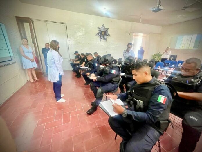 Exámenes toxicológicos a elementos de la Secretaría de Seguridad Pública Municipal de San Juan del Río