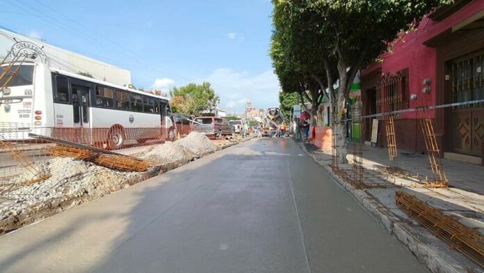 Avance del 60% en la obra de Avenida Juárez en San Juan del Río