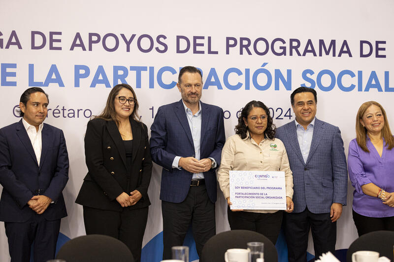 Queretaro impulsa participacion social organizada con entrega de apoyos 1