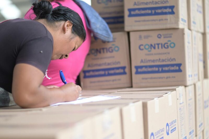 SEDESOQ brinda apoyo alimentario a 20 mil 788 personas en Querétaro