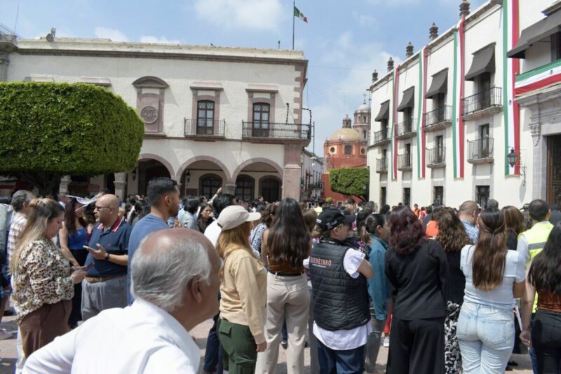 Palacio de Gobierno participa en Macrosimulacro Nacional