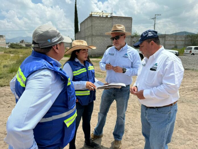 Supervisa JAPAM obras de drenaje en la colonia Los Rocíos y la comunidad de Visthá