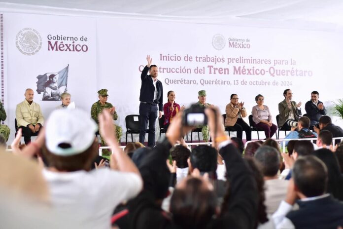 Gobernador Mauricio Kuri respalda la construcción del Tren México-Querétaro