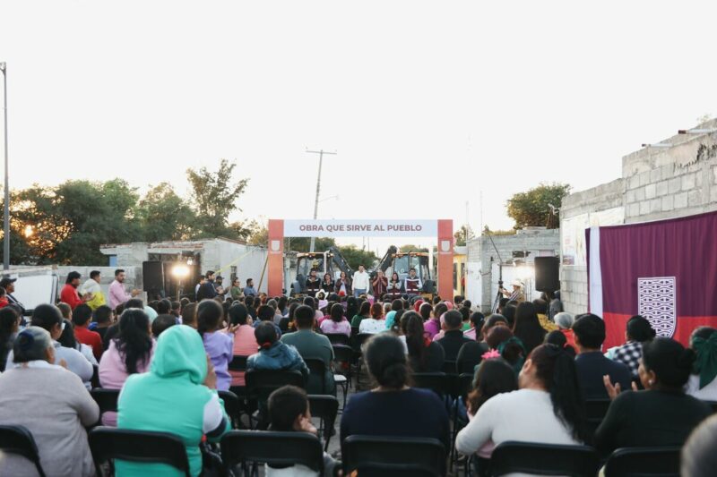 Inicia rehabilitación de la calle Emiliano Zapata en Los Cerritos, Tequisquiapan